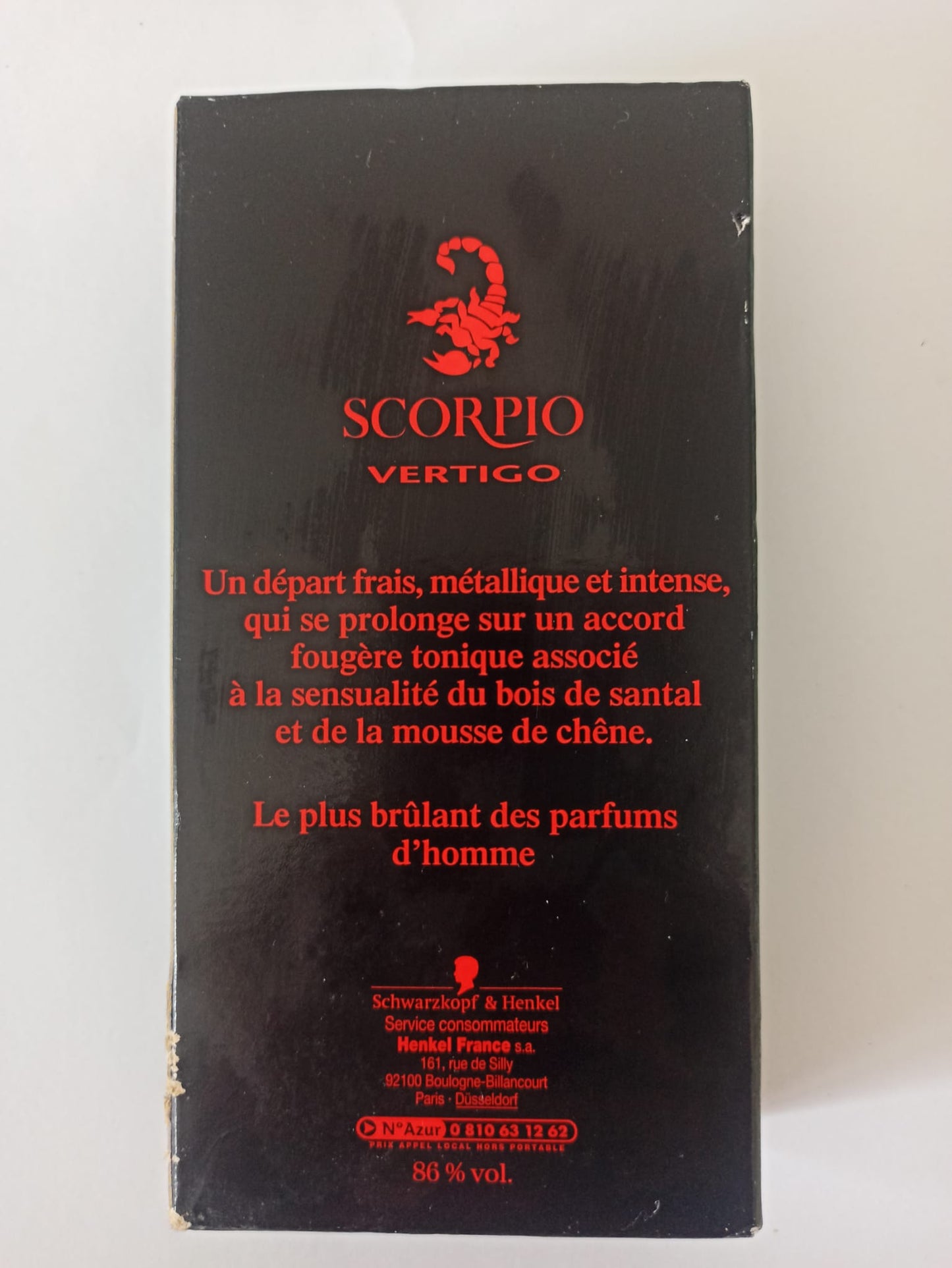 Scorpio Vertigo Eau de Toilette for Men – 75ml Spray – Bold Spicy & Woody Scent