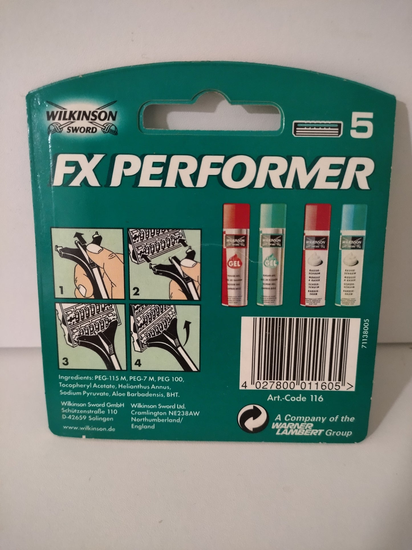 Wilkinson / Schick FX Performer (5+1 Pack)