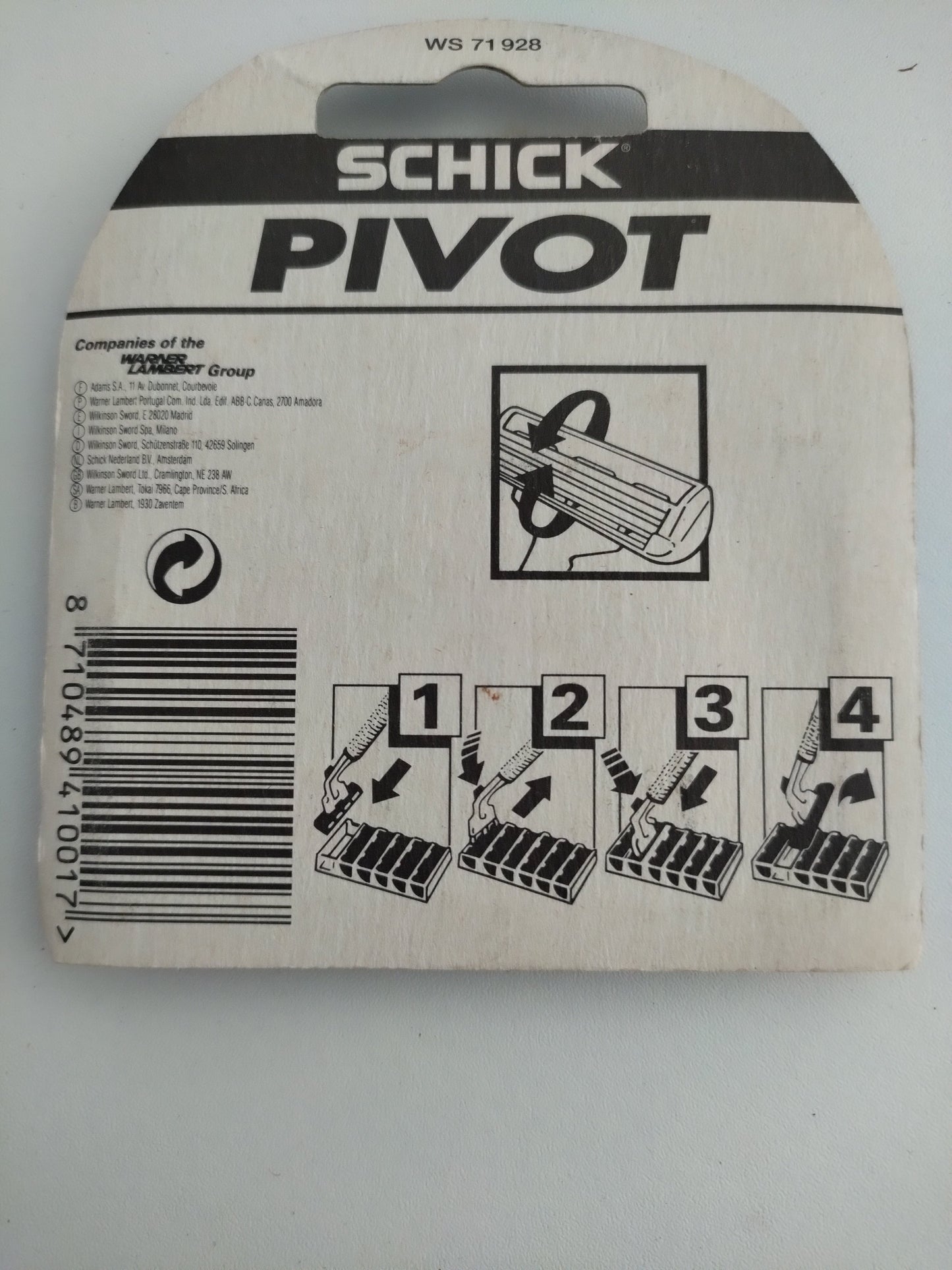 Schick / Wilkinson Sword Pivot Blades (5 Pack)