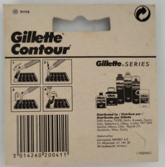 Gillette Contour Refill Blades Cartridges (5 Pack)