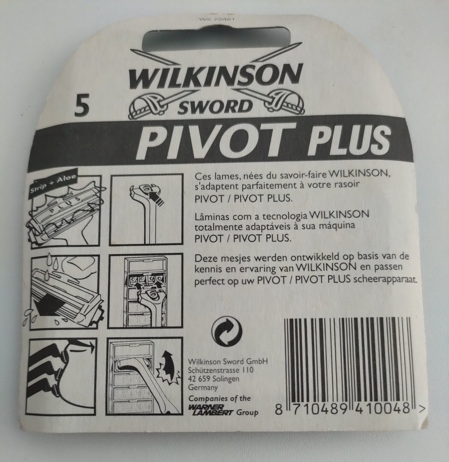 Wilkinson Sword Pivot Plus Razor Blades (5 Pack)