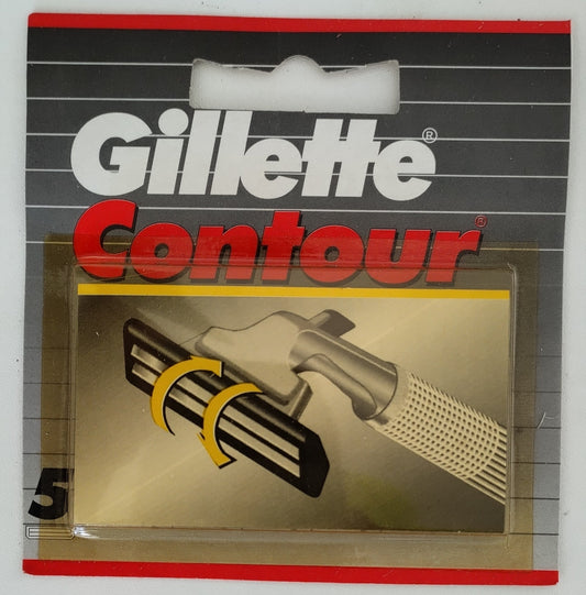 Gillette Contour Refill Blades Cartridges (5 Pack)